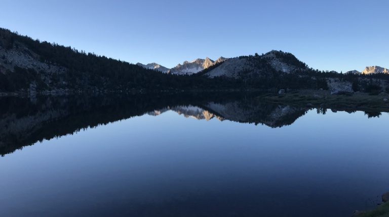 Where lakes are like mirrors for the universe